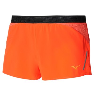 Pantalones Cortos Mizuno AERO Split 1.5 Hombre - Naranjas - Chile M431MRHEVU